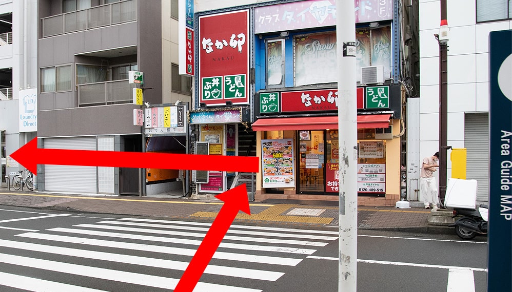 JR平塚駅からの道順2